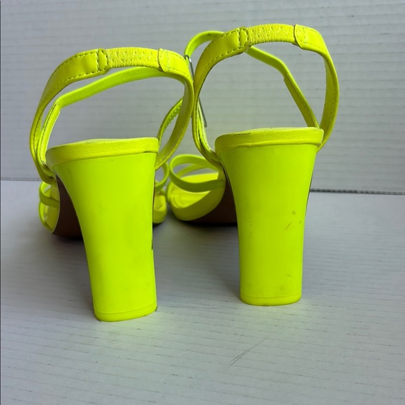 Call It Spring Yellow Strappy Sandals - Picture 4 of 10